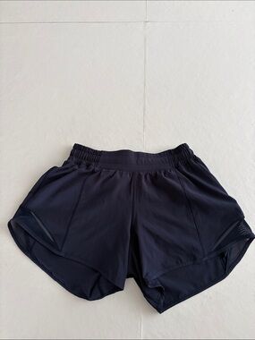 lululemon Women’s Navy Blue Running Shorts, Navy Blue, size 4